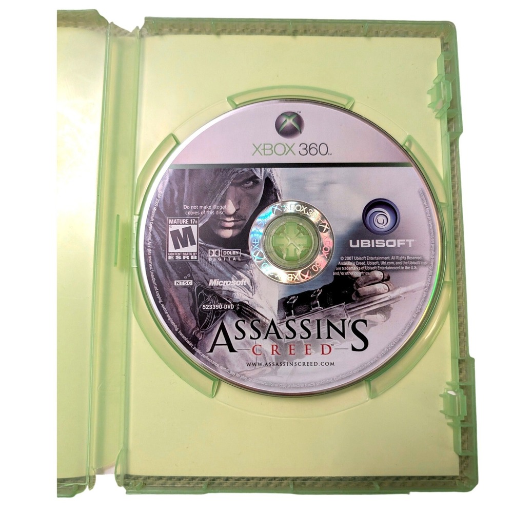 Assassins Creed Xbox 360 Ubisoft 2007 Action Adventure Game 523390-DVD - Picture 4 of 9